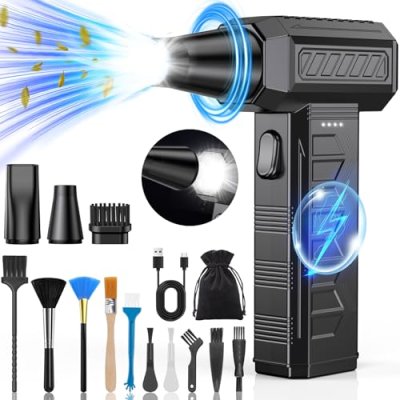 Famgoods Air Duster with LED Light