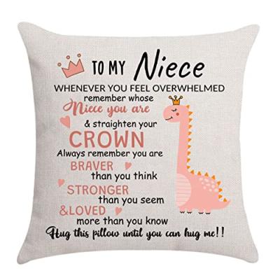 Family Cushion Cover - Niece Gift