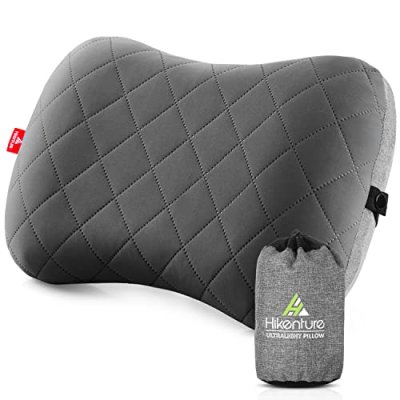 HIKENTURE Camping Pillow - Ultralight Inflatable for Hiking and Backpacking