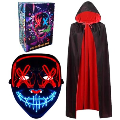 WFKKMEQ LED Vampire Cloak