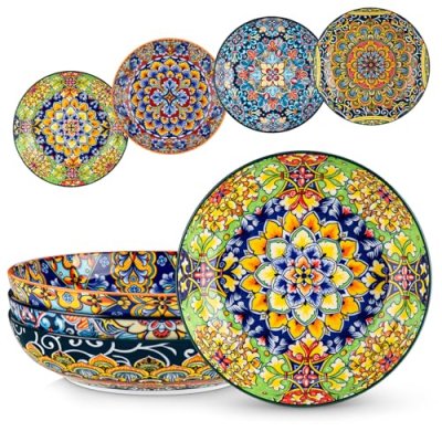 Vancasso SIMI Porcelain Pasta Bowls Set