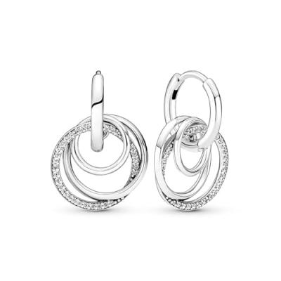 Pandora Family Hoop Earrings
