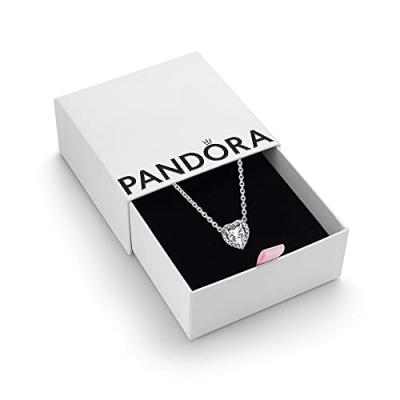 Pandora Timeless Silver Heart Pendant Necklace