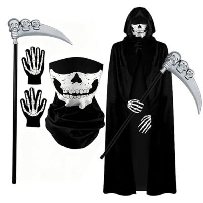 Ranedo Halloween Costumes, Grim Reaper Costume…