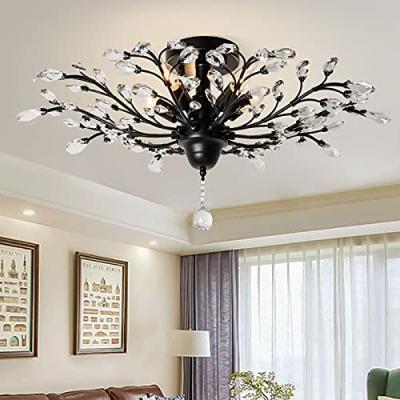 Ganeed Crystal Chandelier Ceiling Light
