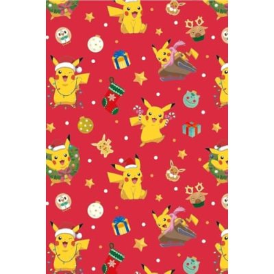 Danilo Promotions Pokemon Wrapping Paper, 4 Sheet…