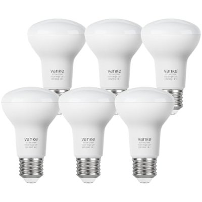 Vanke LED Reflector Screw Bulbs, Pack of 6