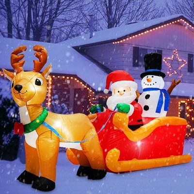 Danxilu Inflatable Santa Sled