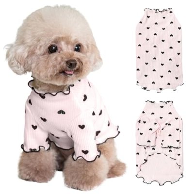 Yaopelky Pet Clothes for Small Dogs Cat Summer…