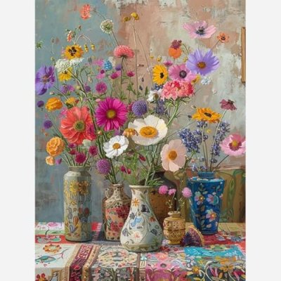 Yaostarart Flowers Paint by Numbers Kit