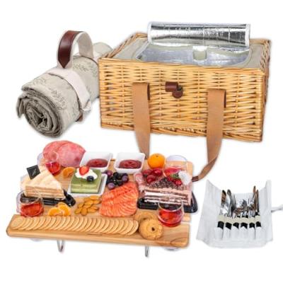 Hap Tim Wicker Picnic Basket for 4