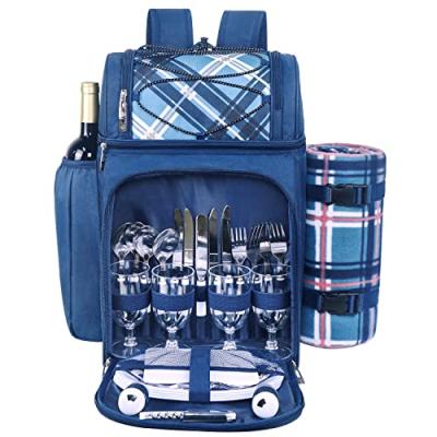 Hap Tim Picnic Basket Backpack with Cooler