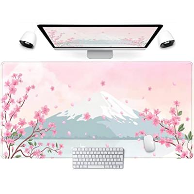 Japanese Cherry Blossom Desk Mat