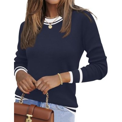 Rapbin Ladies Jumpers Crew Neck Lightweight Long…