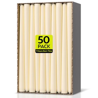 Taper Dinner Candles 50 Pack