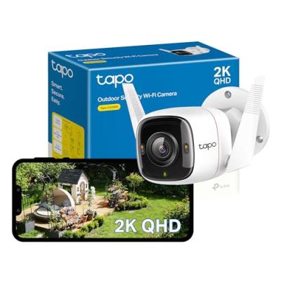 Tapo Outdoor Security Camera with Person/Vehicle Detection