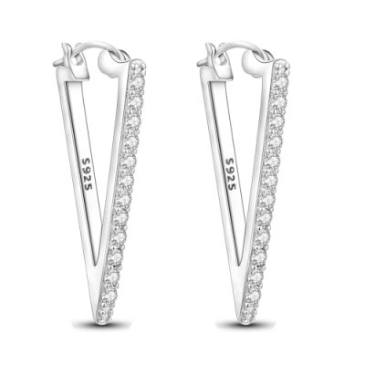 Hapour Sterling Silver Hoop Earrings