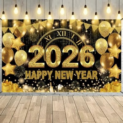 Happy New Year Banner 2026