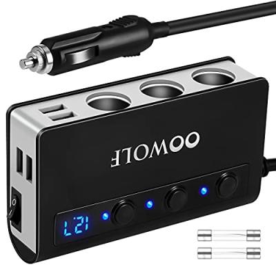 OOWOLF Car Splitter with USB Ports