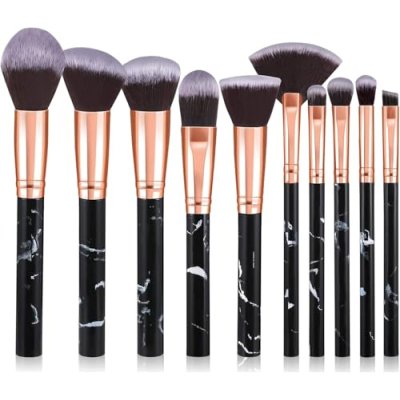 Marble Makeup Brush Set