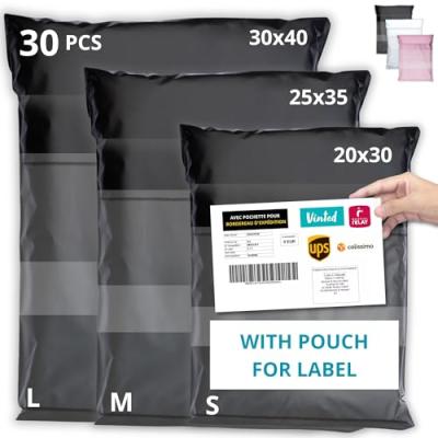 EMBALLAX Parcel Bags with Shipping Label Pouch