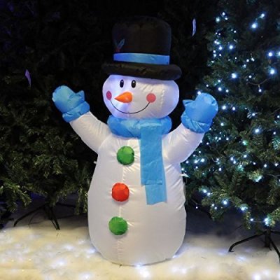 Garden Mile Inflatable Snowman