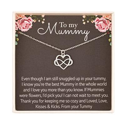 RareLove Mum 925 Silver Heart Necklace