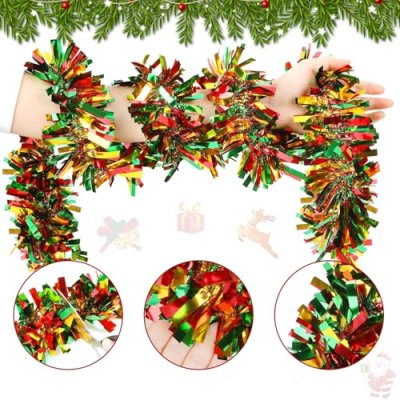 Marforever Christmas Tinsel Garlands
