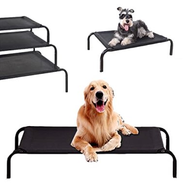 Large Dog Bed with Cooling Mat