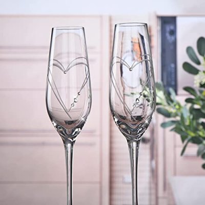 Parihy Champagne Flutes, Bride and Groom Wedding…