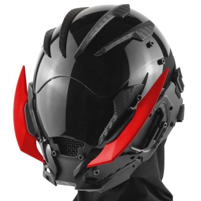 Marikito Punk Mask, Futuristic Helmet with…