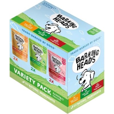 Barking Heads Adult Dog Food Variety Pack
