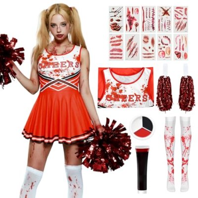 HarnyLoom Zombie Cheerleader Costume