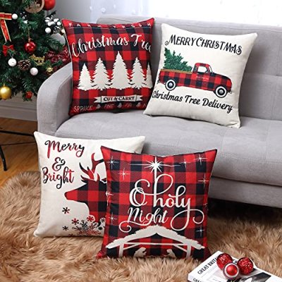 Caromio Christmas Cushion Covers