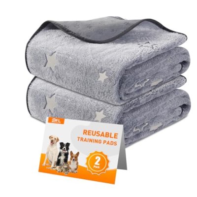 Washable Puppy Pads, 2 Packs Fast Absorption…