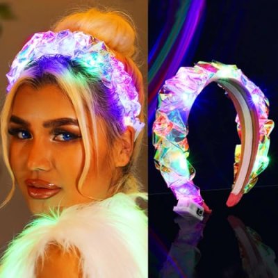 Fashband Light Up Headband LED Hair Bands…