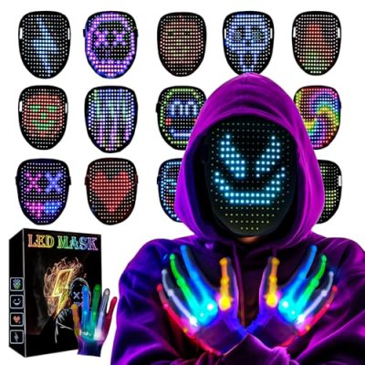 LED Mask and Gloves