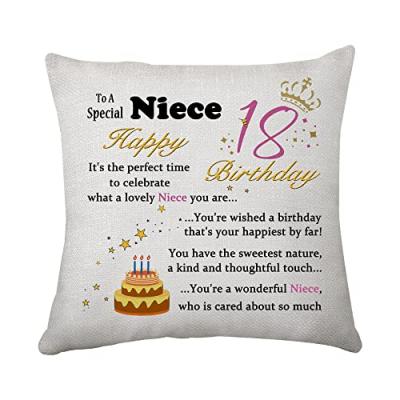 Hasodeo Niece Birthday Cushion Cover
