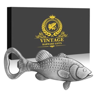 LKKCHER Bass Beer Bottle Opener, Fishing Gifts…