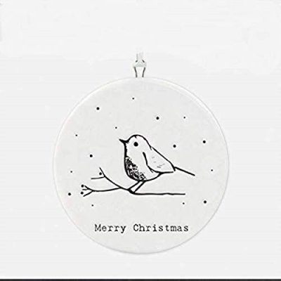 East of India Christmas Robin Hanging Decoration …