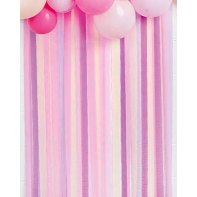 Pastel Pink Party Streamers