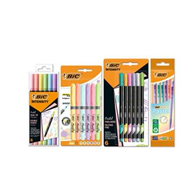 BIC Pastel Stationery Set