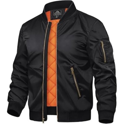 TACVASEN Casual Jackets for Men Black Warm Jacket…