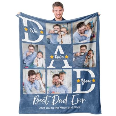 Easycosy Personalised Dad Blanket
