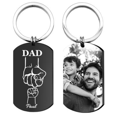 Easycosy Personalised Photo Engraved Keyring