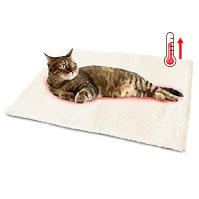 SUOXU Cat Bed Self Heating cat cushion Pet Pad…