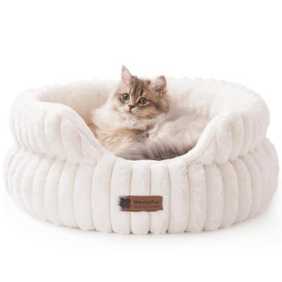 MEWOOFUN Cat Beds for Indoor Cats, Cat Bed…