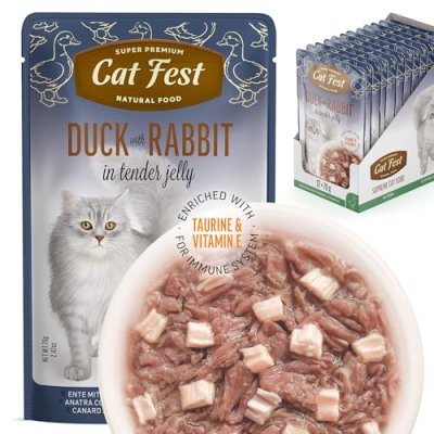 Cat Fest Duck & Rabbit Wet Food