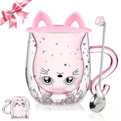 Cat Glass Mug
