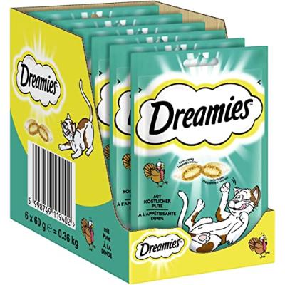 DREAMIES Cat Snacks with Turkey